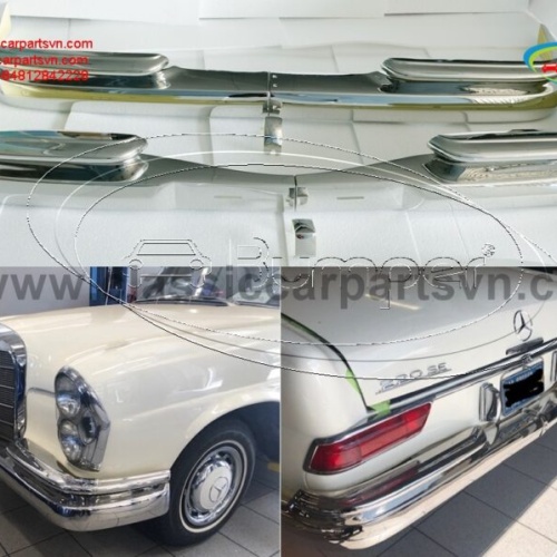 Mercedes W111 W112 Fintail Coupe Bumpers