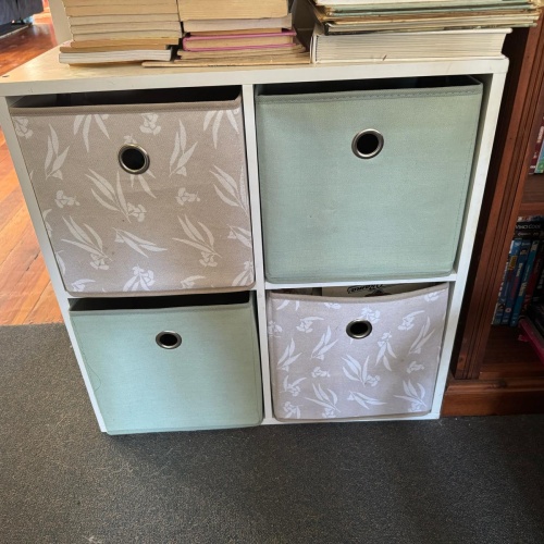 Wooden Cube with Soft Drawers